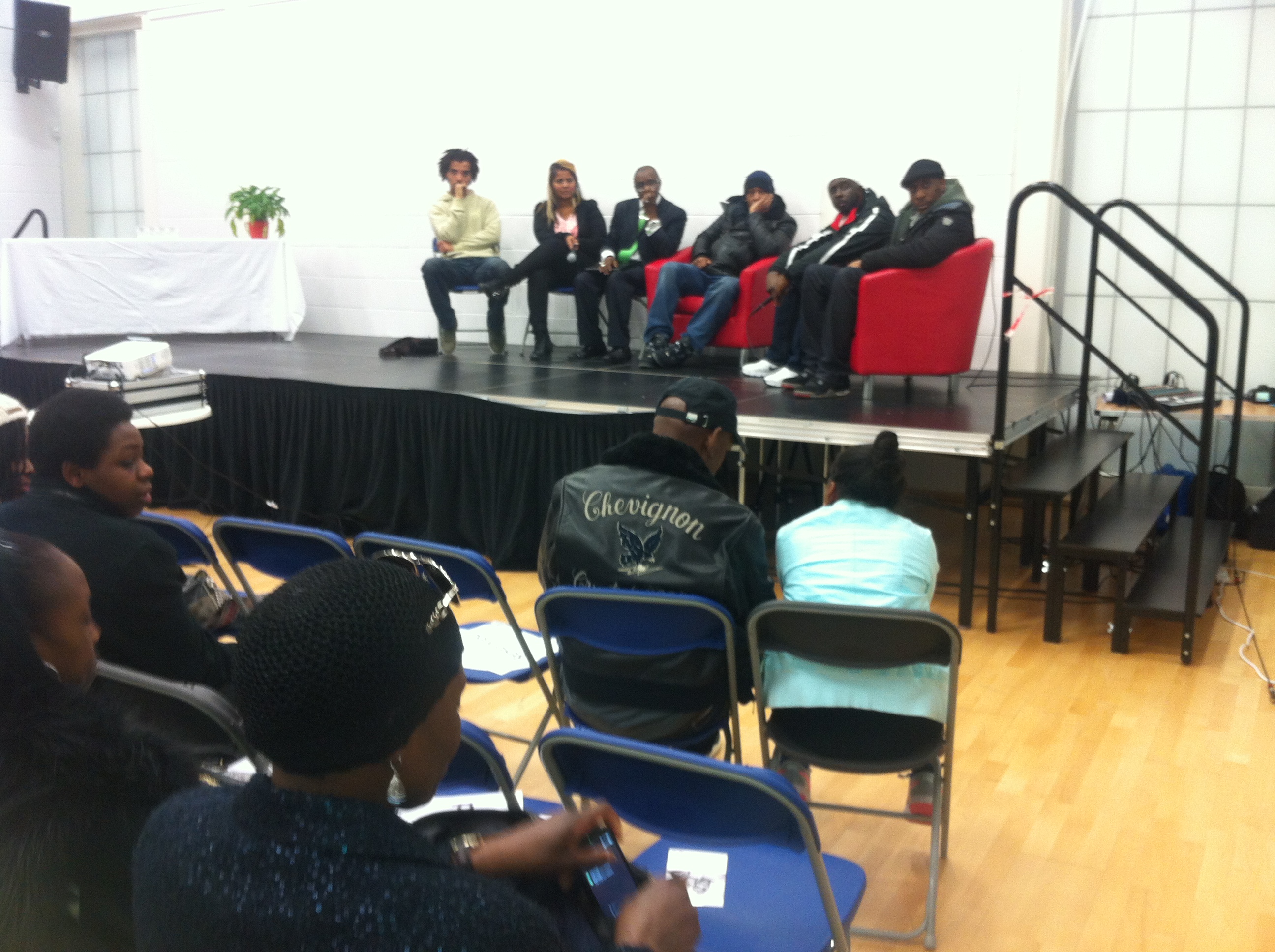 Im a Gun panel @Roundowood Youth Centre, Youth Violence campaign